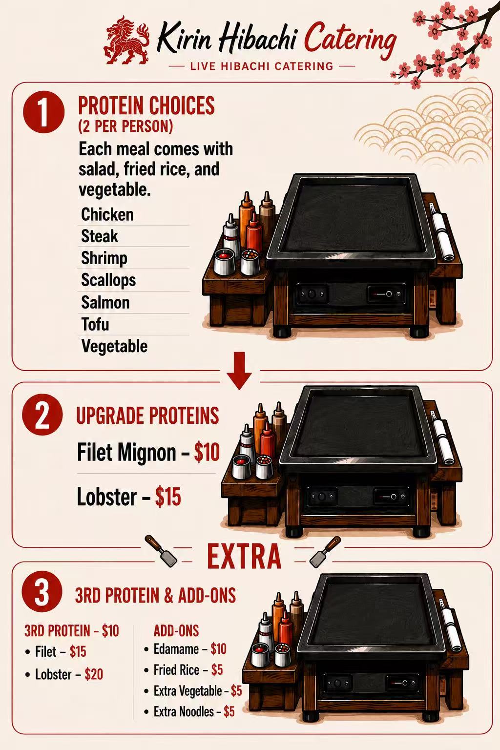 KirinHibachi Catering